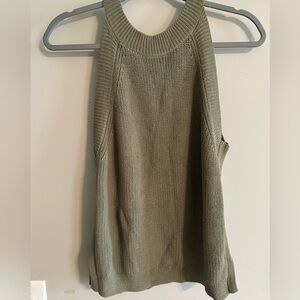 High Neck Tank Sweater Top